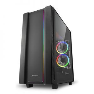 CABINET ATX SHARKOON REV220 RGB NERO 7SLOT 48X21