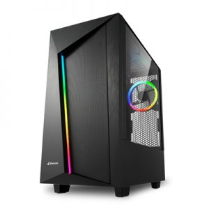 CABINET ATX SHARKOON REV100 RGB NERO 7SLOT 45