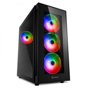 CABINET ATX SHARKOON TG5-PRO RGB NERO 7SLOT 45