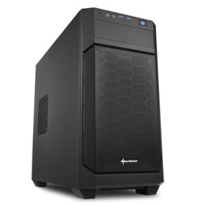 CABINET MICRO ATX SHARKOON V1000 NERO 4SLOT 45X19