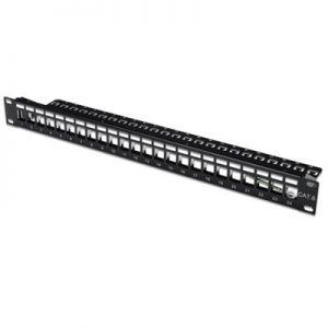 RACK19" DIGITUS PANNELLO LP6951 MODULARE 24P (VUOTO) - NERO