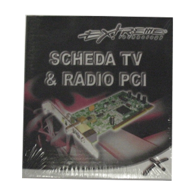 SCHEDA TV TUNER PCI EXTREME TELECOMANDO RADIO SCHEDA TV TUNER PCI EXTREME TELECOMANDO RADIO
