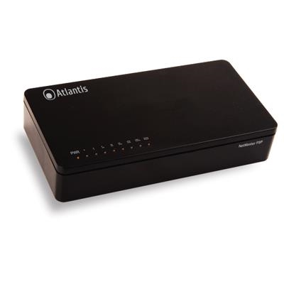 SWITCH 8P LAN 10/100M ATLANTIS A02-F8P DESKTOP SWITCH-GARANZ SWITCH 8P LAN 10/100M ATLANTIS A02-F8P DESKTOP SWITCH-GARANZ