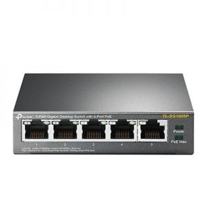 SWITCH 5P LAN GIGABIT TP-LINK TL-SG1005P DESKTOP 4P POE  -GA