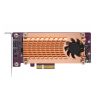 SCHEDA ESPANSIONE SSD SATA QNAP QM2-2S-220A  DUAL M.2 22110/