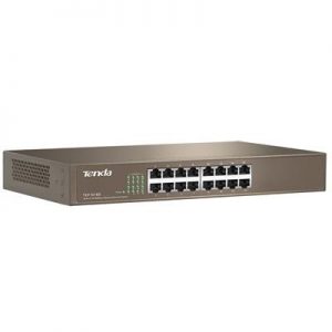 SWITCH 16P LAN 10/100M TENDA TEF1016D  DESKTOP - METALLO  -