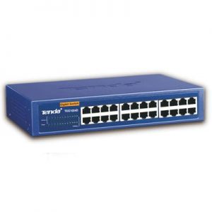 SWITCH 24P LAN GIGABIT RACK TENDA TEG1024D METALLO - SUPP.AU