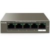 SWITCH 5P LAN 10/100M TENDA TEF1105P-4-63W DESKTOP  4P POE -
