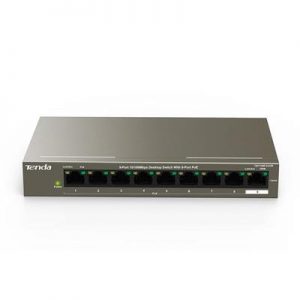 SWITCH 9P LAN 10/100M TENDA TEF1109P-8-63W DESKTOP -8P POE-