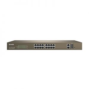 SWITCH 16P LAN TENDA TEF1218P-16-250W 16P 10/100BASE TX SUPP