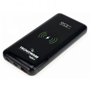POWERBANK TECNOWARE 10.000MAH FPB17608 NERO IN:MICROUSB+TYPE