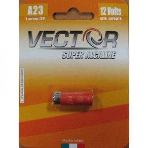 BATTERIA ALKALINA VECTOR DA 12V BLISTER 1 PZ. PER TELECOMAND