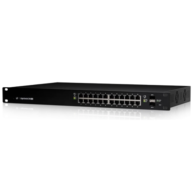 SWITCH 24P LAN GIGABIT UBIQUITI EDGESWITCH ES-24-500W POE+ - SWITCH 24P LAN GIGABIT UBIQUITI EDGESWITCH ES-24-500W POE+ -