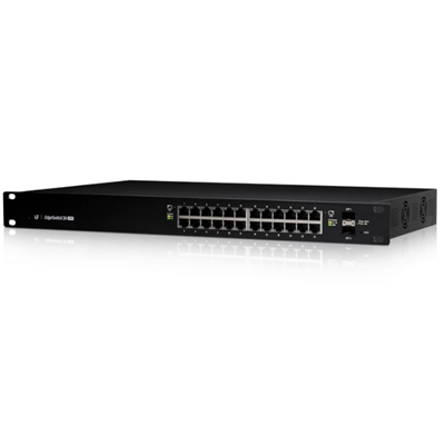 SWITCH 24P LAN GIGABIT UBIQUITI EDGESWITCH ES-24-250W POE+ - SWITCH 24P LAN GIGABIT UBIQUITI EDGESWITCH ES-24-250W POE+ -
