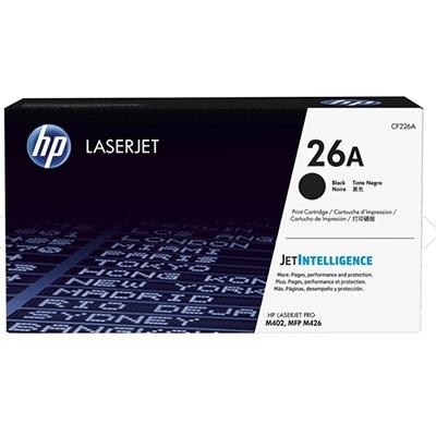 TONER HP 26A CF226A NERO 3.100PG LASERJET TONER HP 26A CF226A NERO 3.100PG LASERJET