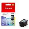 CARTUCCIA CANON CL-511 COLORE 9ML 2972B001/2972B010 X MP240/