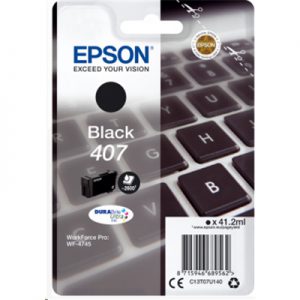 CARTUCCIA EPSON 407 "TASTIERA" C13T07U140 NERO X WF-4745DTWF