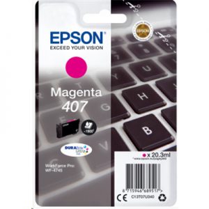 CARTUCCIA EPSON 407 "TASTIERA" C13T07U340 MAGENTA X WF-4745D