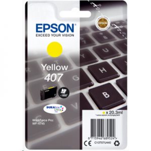 CARTUCCIA EPSON 407 "TASTIERA" C13T07U440 GIALLO X WF-4745DT