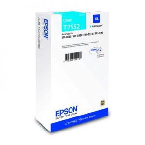 CARTUCCIA EPSON T7552 XL C13T755240 CIANO 4.000PG. X WF-8010