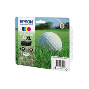 MULTIPACK EPSON 34XL "PALLINA DA GOLF" C13T34764010 4 COLORI