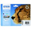 MULTIPACK EPSON "GHEPARDO" C13T07154010/12 1 NERO T071140 +3