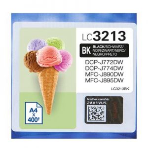 CARTUCCIA BROTHER LC3213BK NERO 400 PGG X MFC-J491DW/DCP-J57