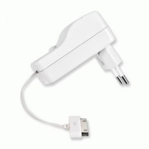 CAVO IPOD E IPHONE USB DA CASA RETRATTILE EUIPODWALLW BIANCO