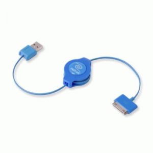 CAVO IPOD E IPHONE RETRATTILE USB 2.0 SYNC/CHARGE EUIPODUSBB