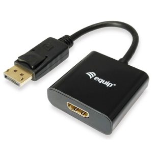 CONVERTER  DISPLAY PORT EQUIP 133438  HDMI NERO (INCL.CAVO)