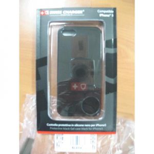 CUSTODIA X APPLE IPHONE5 SCP30038 SWISS CHARGER IN SILICONE