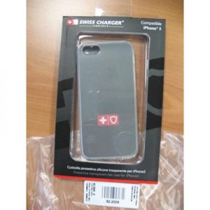 CUSTODIA X APPLE IPHONE5 SCP30038C SWISS CHARGER IN SILICONE