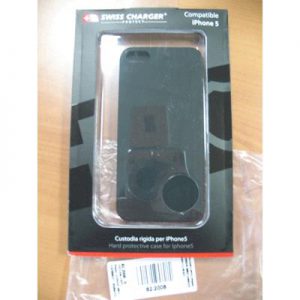 CUSTODIA X APPLE IPHONE5 SCP80038 SWISS CHARGER MODELLO PLAS