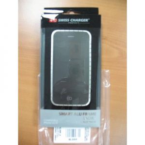 CUSTODIA X APPLE IPHONE4/4S SCP40013 SWISS CHARGER IN ALLUMI