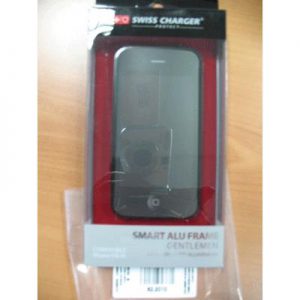 CUSTODIA X APPLE IPHONE4/4S SCP40016 SWISS CHARGER IN ALLUMI