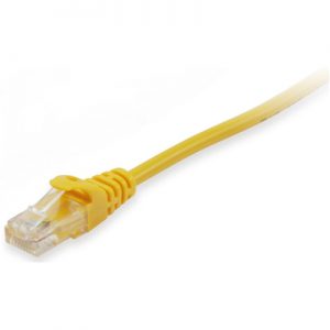 CAVO RETE CAT.6 U/UTP GIALLO NON  SCHERMATO 5MT EQUIP 625464