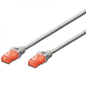 CAVO RETE CAT.6-UTP GRIGIO NON SCHERMATO 0.5MT DIGITUS DK161
