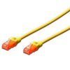 CAVO RETE CAT.6-UTP GIALLO NON SCHERMATO 2MT DIGITUS DK16140