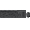 TASTIERA+MOUSE WIRELESS LOGITECH RETAIL MK235 USB NERO P/N 9