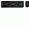 TASTIERA+MOUSE WIRELESS LOGITECH RETAIL MK220 USB NERO P/N 9