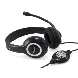 CUFFIA CON MICROFONO EQUIP 245301 - COL. NERO - USB