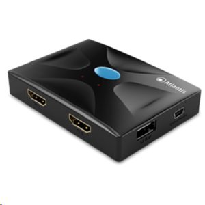 DEVIATORE KVM HDMI SWITCH USB ATLANTIS P021-MTHK02 (TAST.MPO