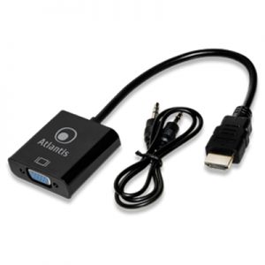 ADATTATORE HDMI VGA CM.20 ATLANTIS A04-HDMI_VGA CON AUDIO AN