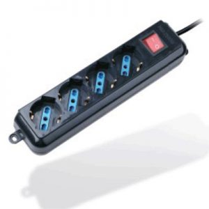 MULTIPRESA X UPS ATLANTIS A 4P SCHUKO/ITA BIPASSO - SPINA IE